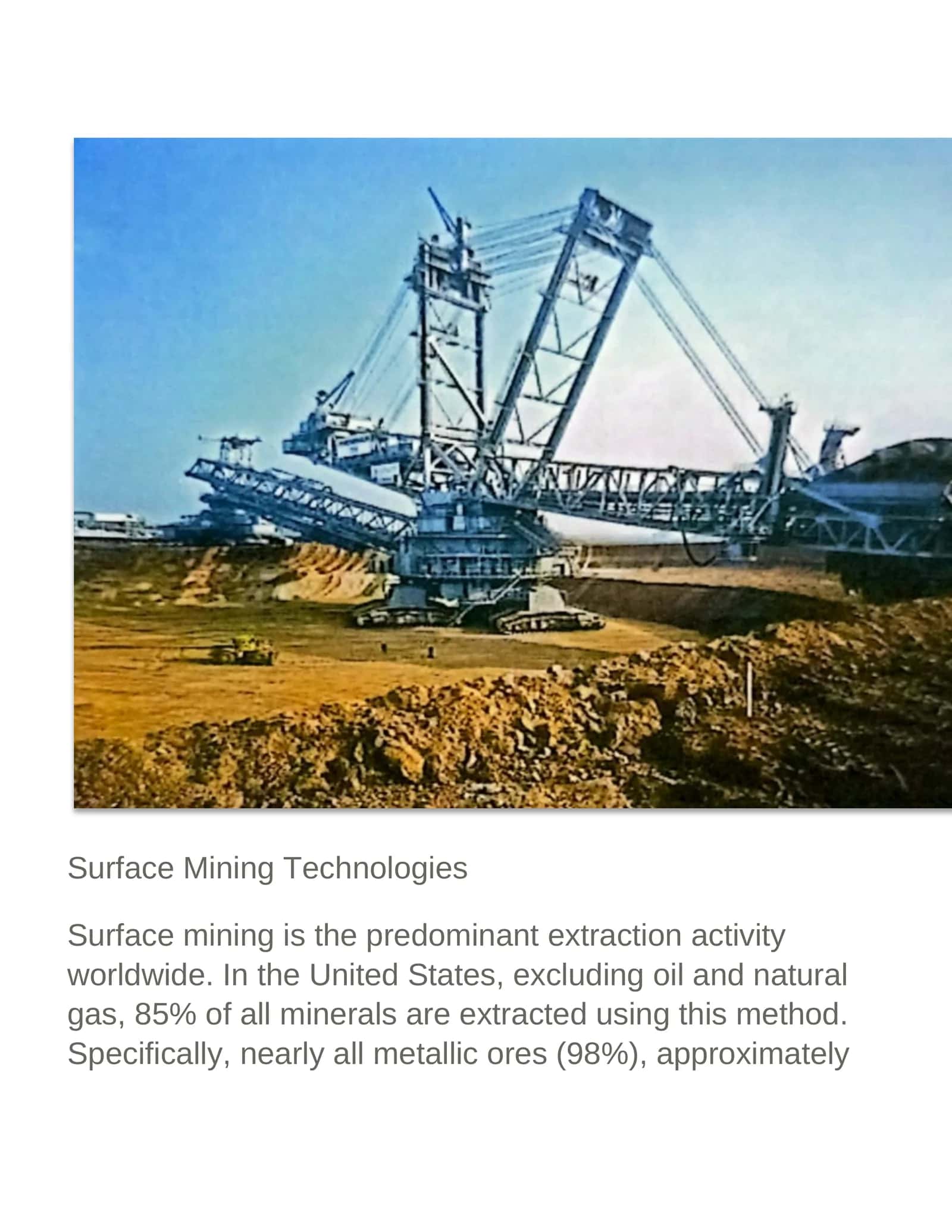 Surface Mining Technologies 1