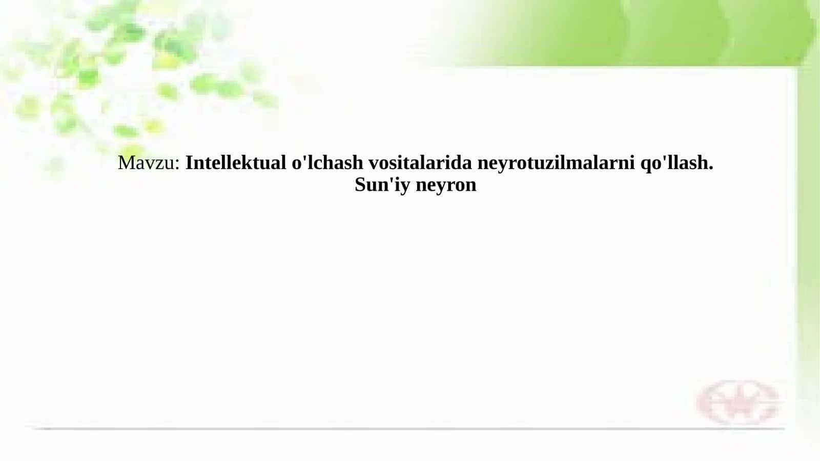 Innovatsion pedagogika ta'limi 1