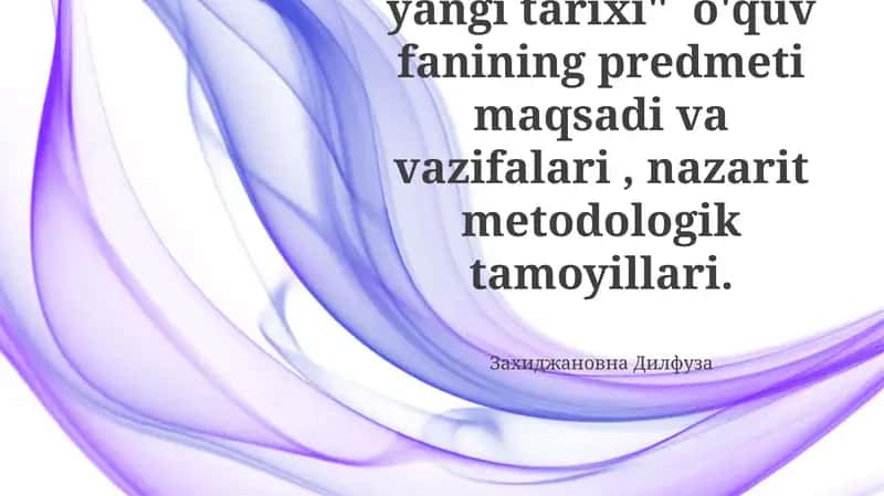 O'zbekistonning eng yangi tarixi 1