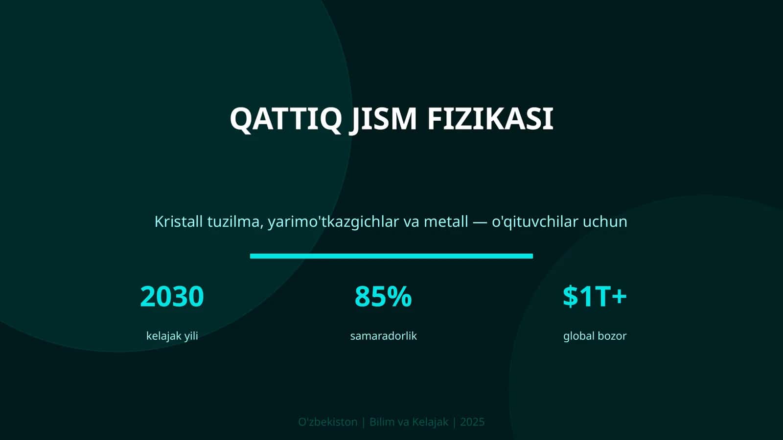 QATTIQ JISM FIZIKASI 1