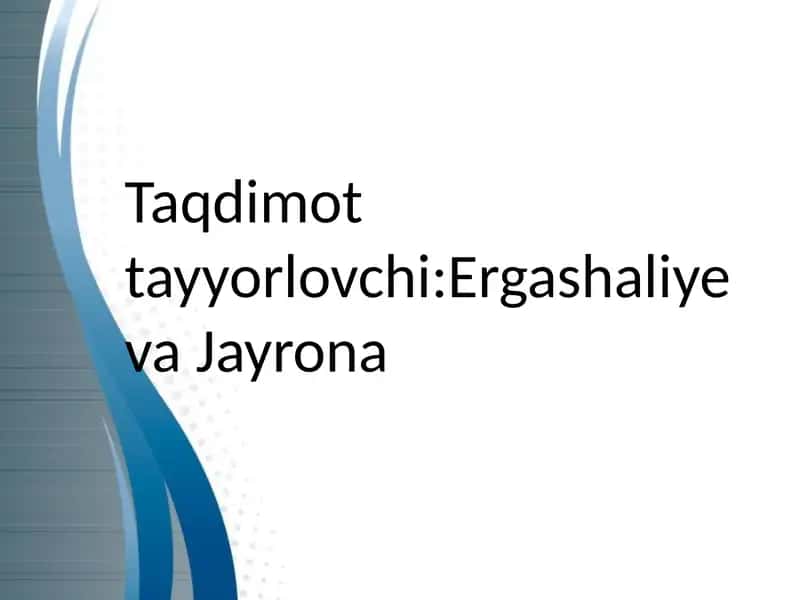 Oʻquvchilarga gʻazal haqida nazariy maʼlumotlar berish usullari 1