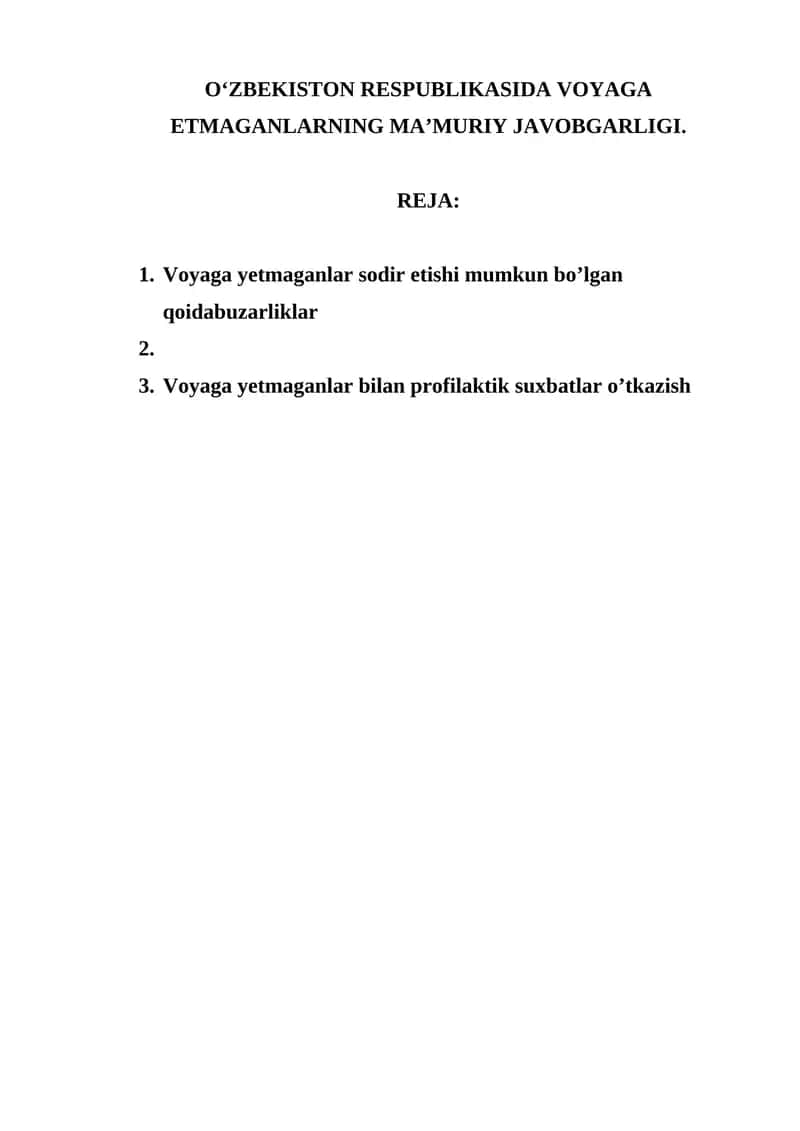 Voyaga yetmaganlarning ma’muriy javobgarligi 1