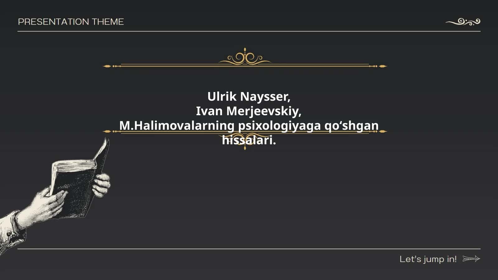 M.Halimovalarning psixologiyaga qoʻshgan hissalari 1