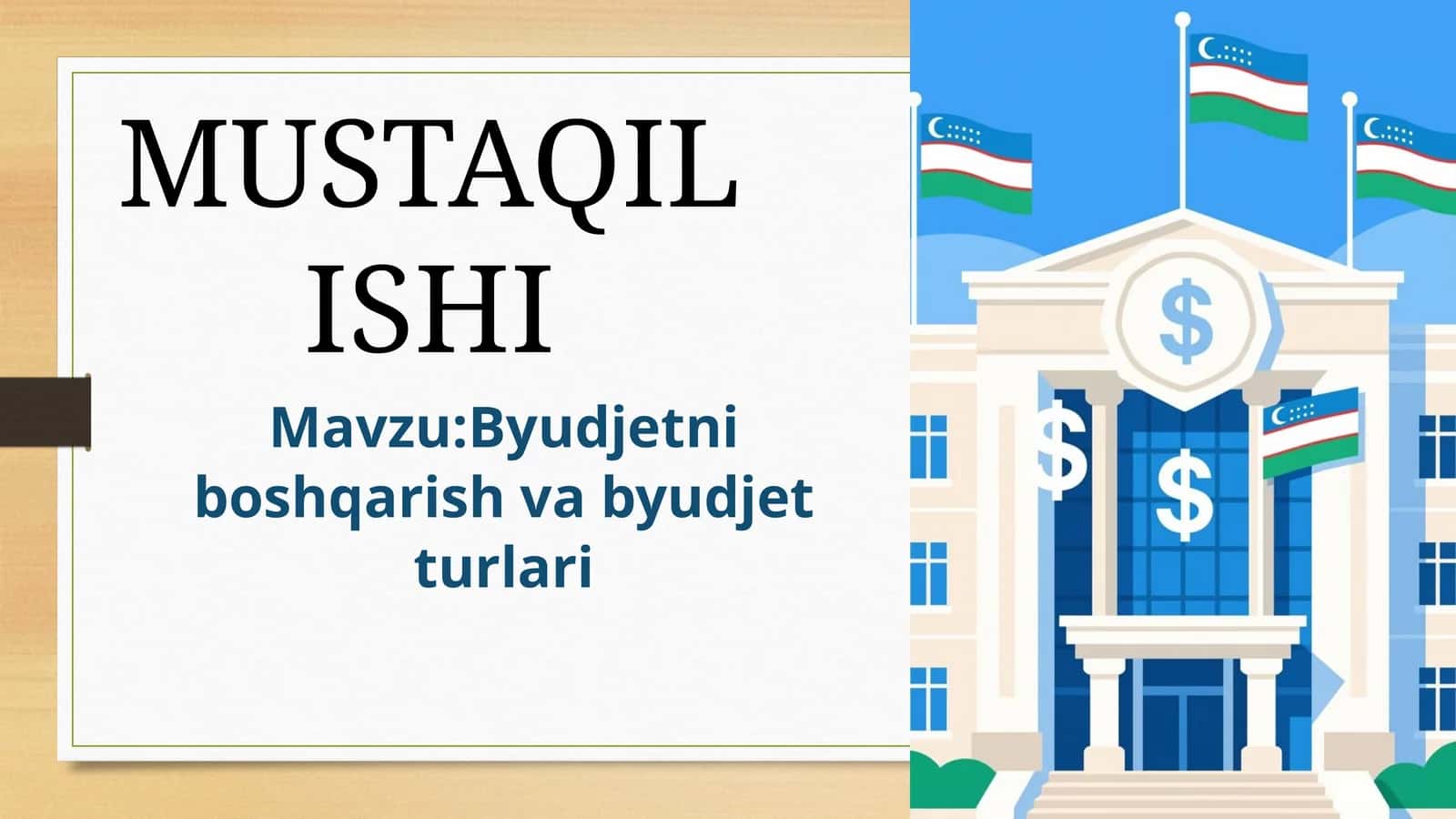Byudjetniboshqarish va byudjet turlari 1