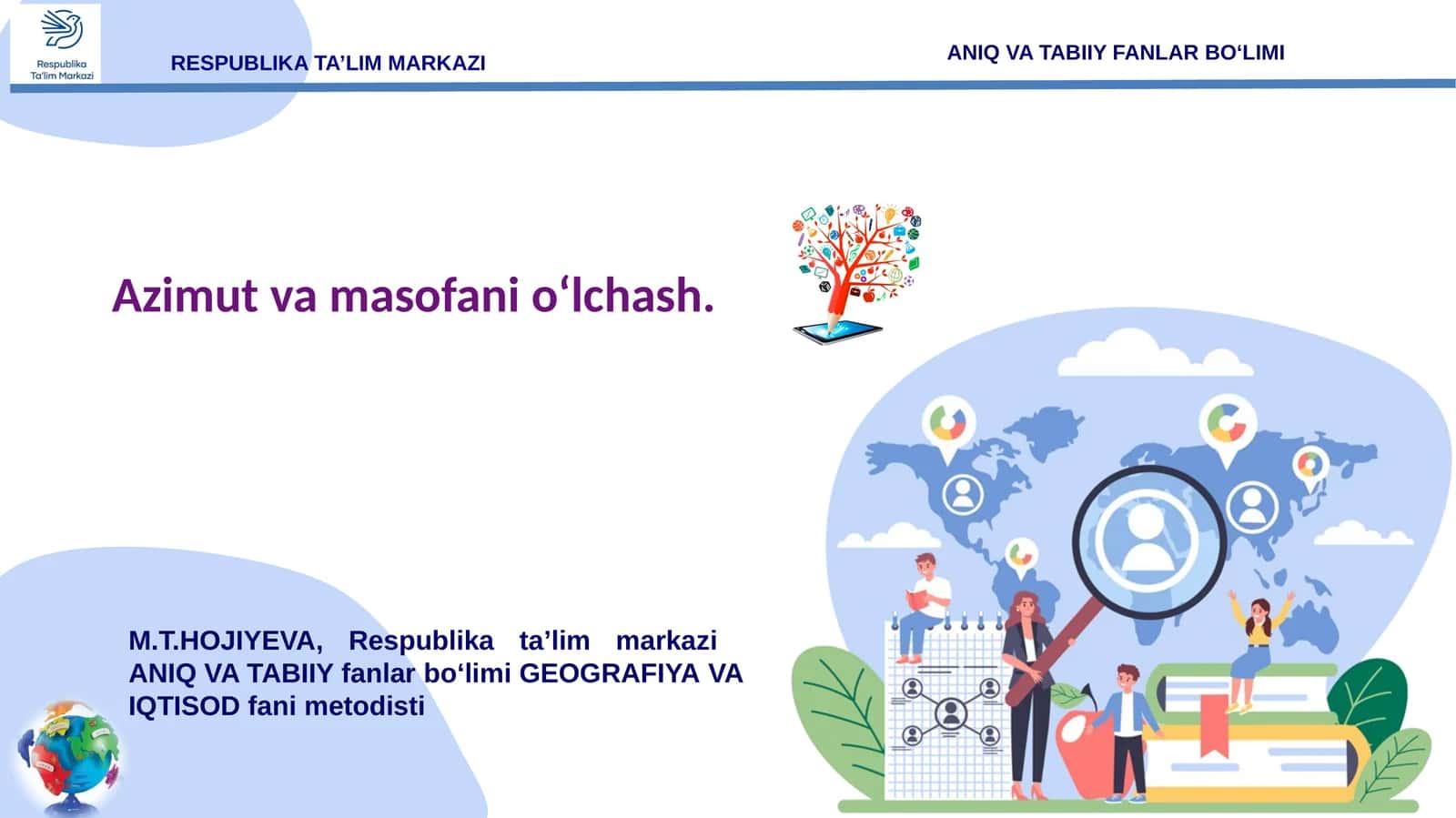 Azimut va masofani o‘lchash 1