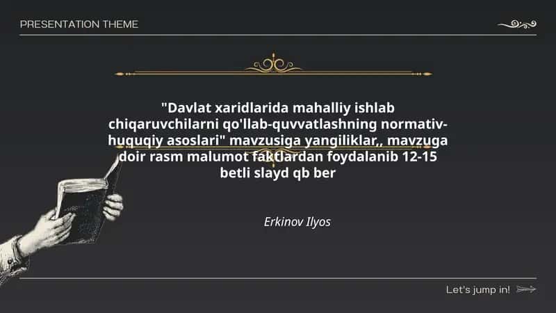 Davlat xaridlarida mahalliy ishlab chiqaruvchilarni qo'llab-quvvatlashning normativ-huquqiy asoslari 1