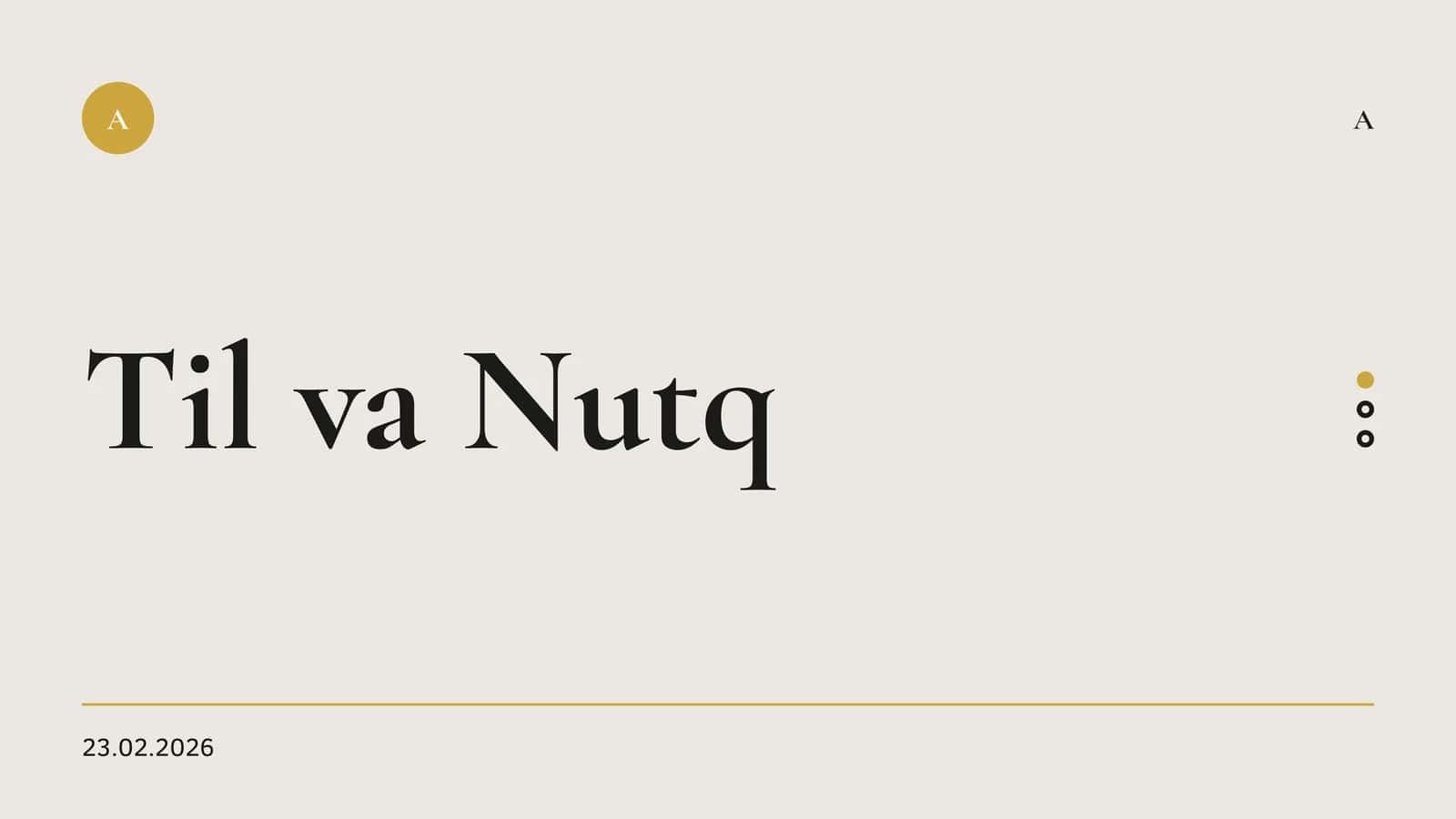 Til va Nutq 1