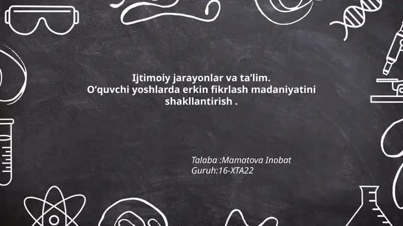 Erkin fikrlash madaniyati 1
