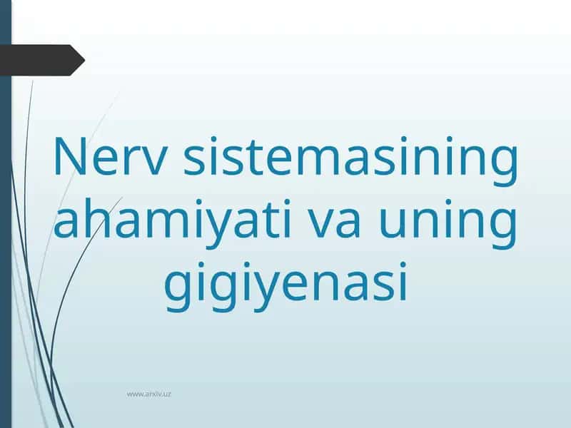 Nervsistemasiningahamiyativauninggigiyenasi 1