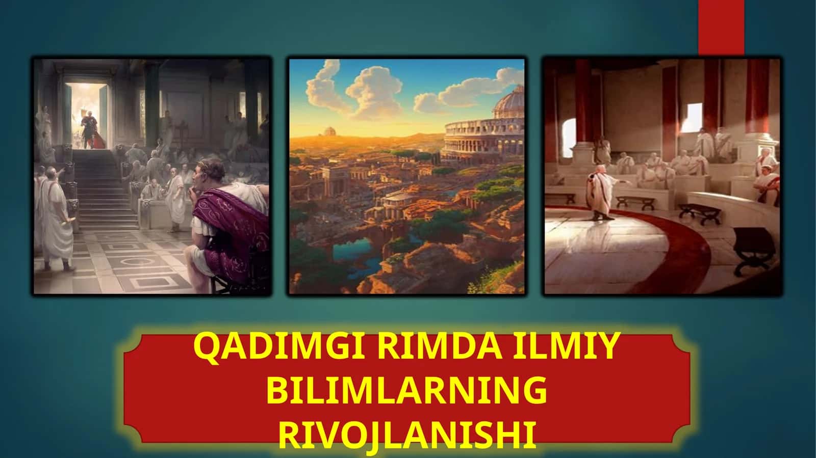 QADIMGI RIMDA ILMIY BILIMLARNING RIVOJLANISHI 1