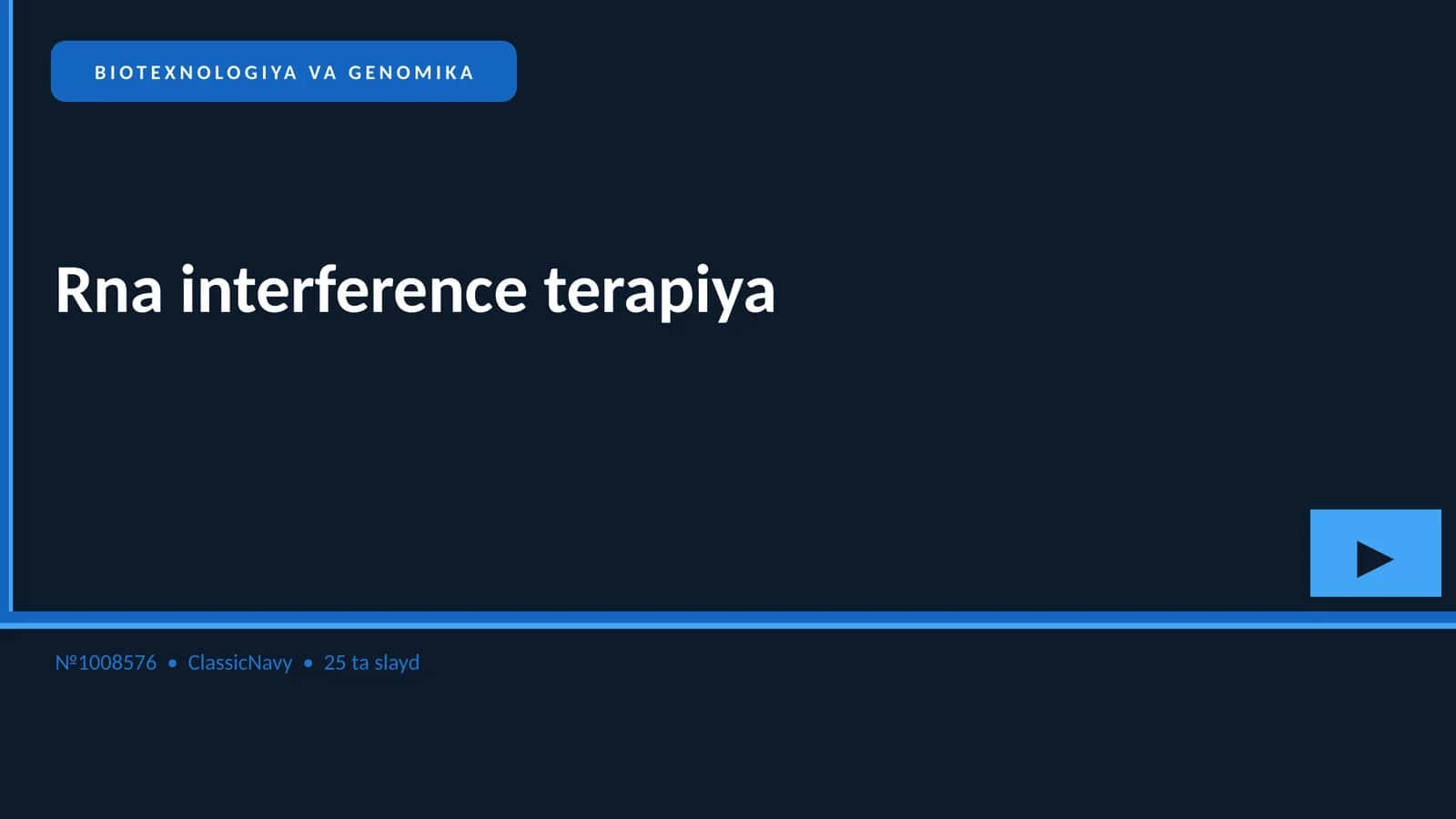 Rna interference terapiya 1