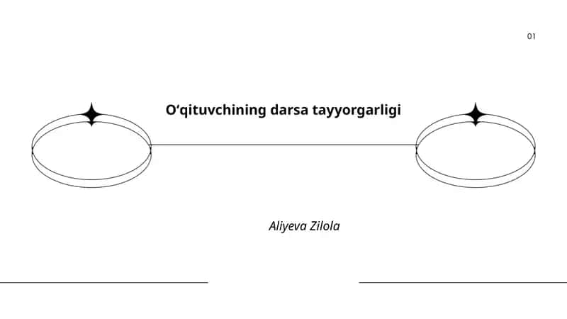 Oʻqituvchining darsa tayyorgarligi 1