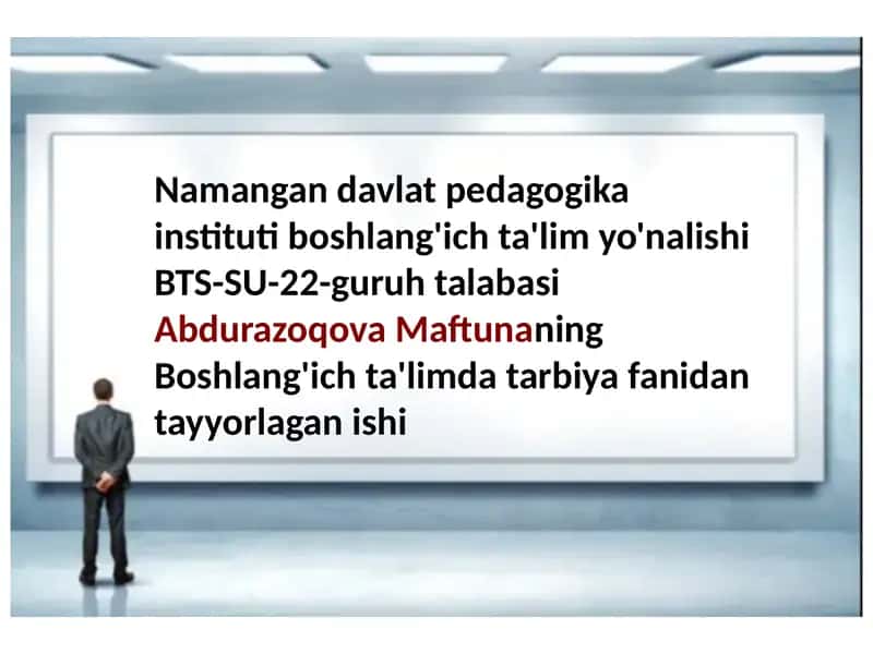 Ota-onalar bilan hamkorlikni yo'lga qo'yishning pedagogik-psixologik shart-sharoitlari 1