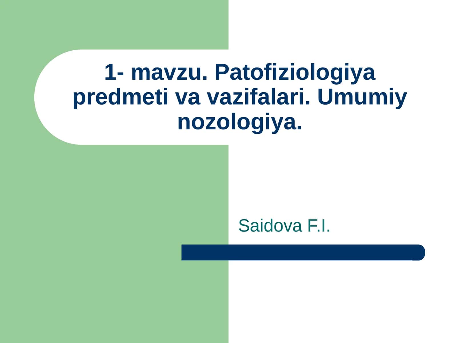Patofiziologiya 1