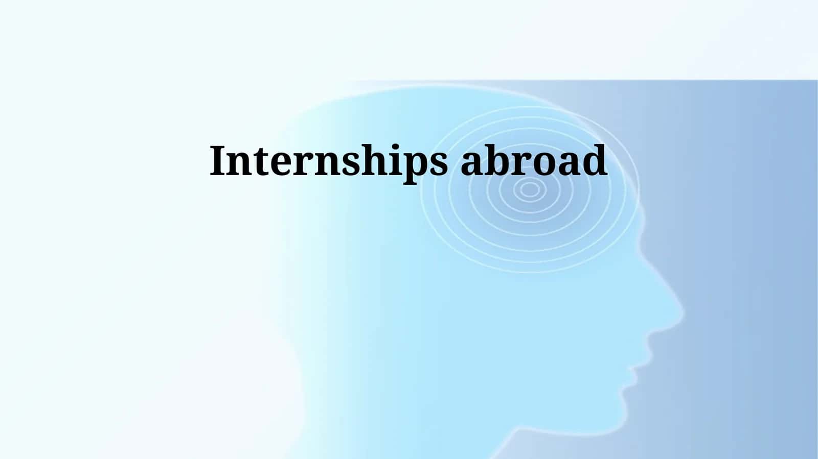 Internships abroad 1