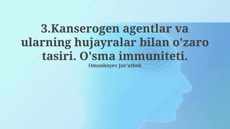 O'sma immuniteti 1