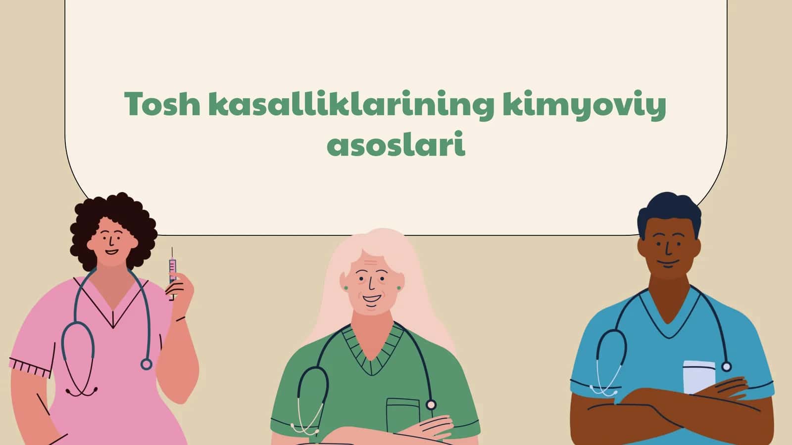 Tosh kasalliklarining kimyoviy asoslari 1