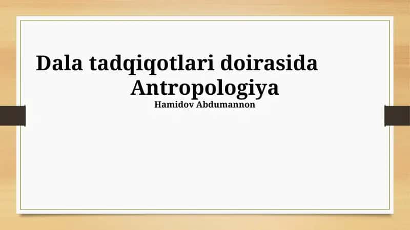 Antropologiya 1