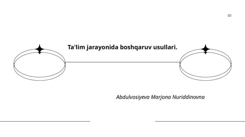 An'anaviy boshqaruv usullari ta'lim jarayonida 1