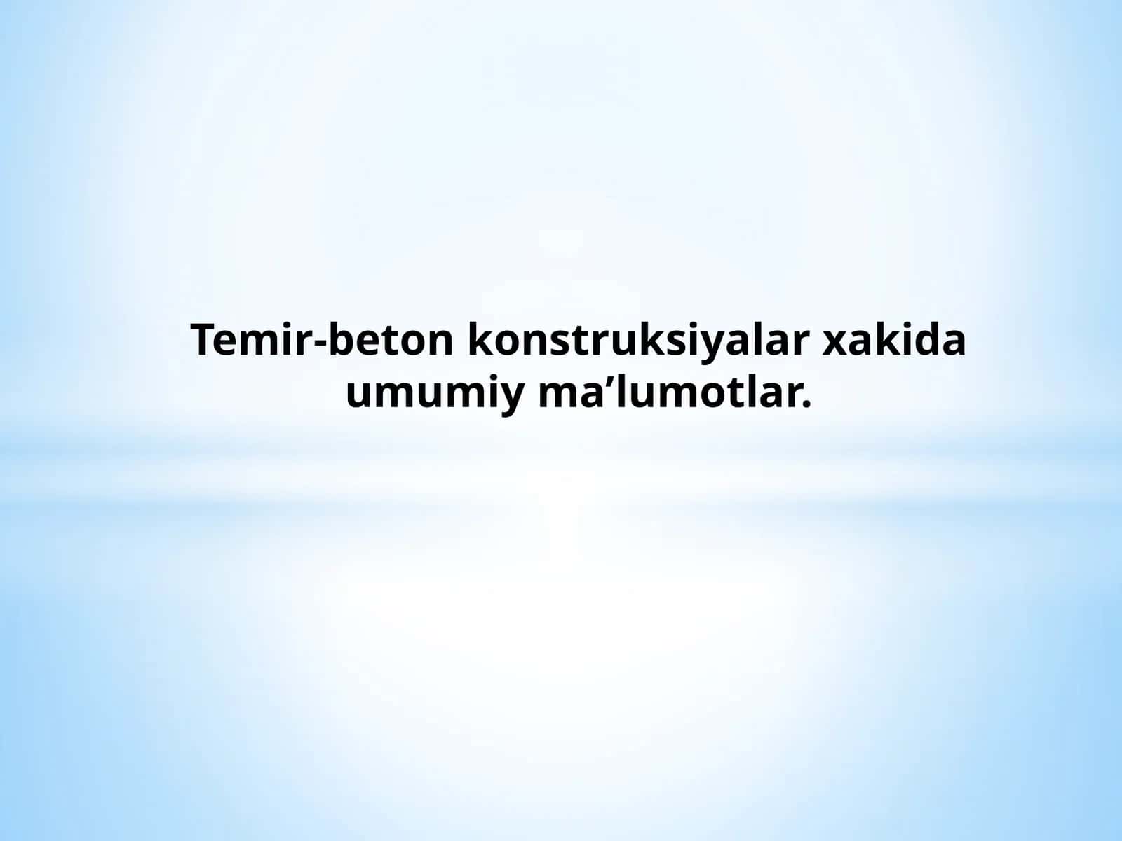 Temir-beton konstruksiyalar 1