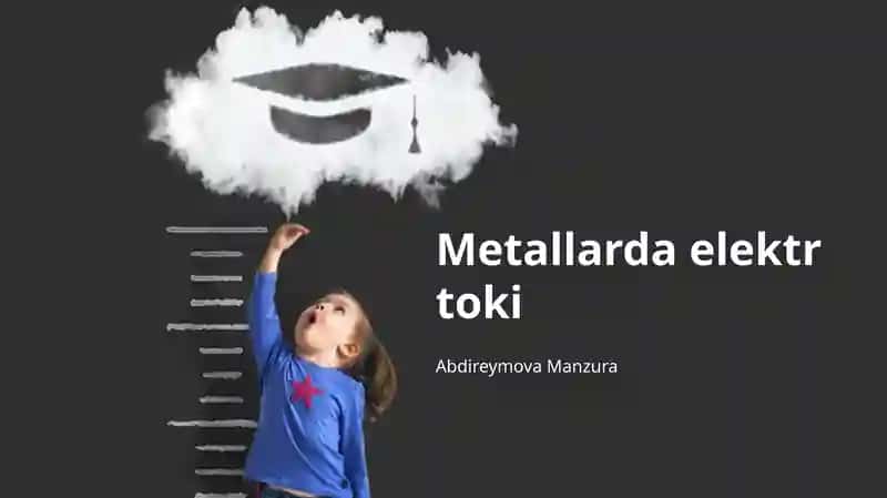 Metallarda elektr toki