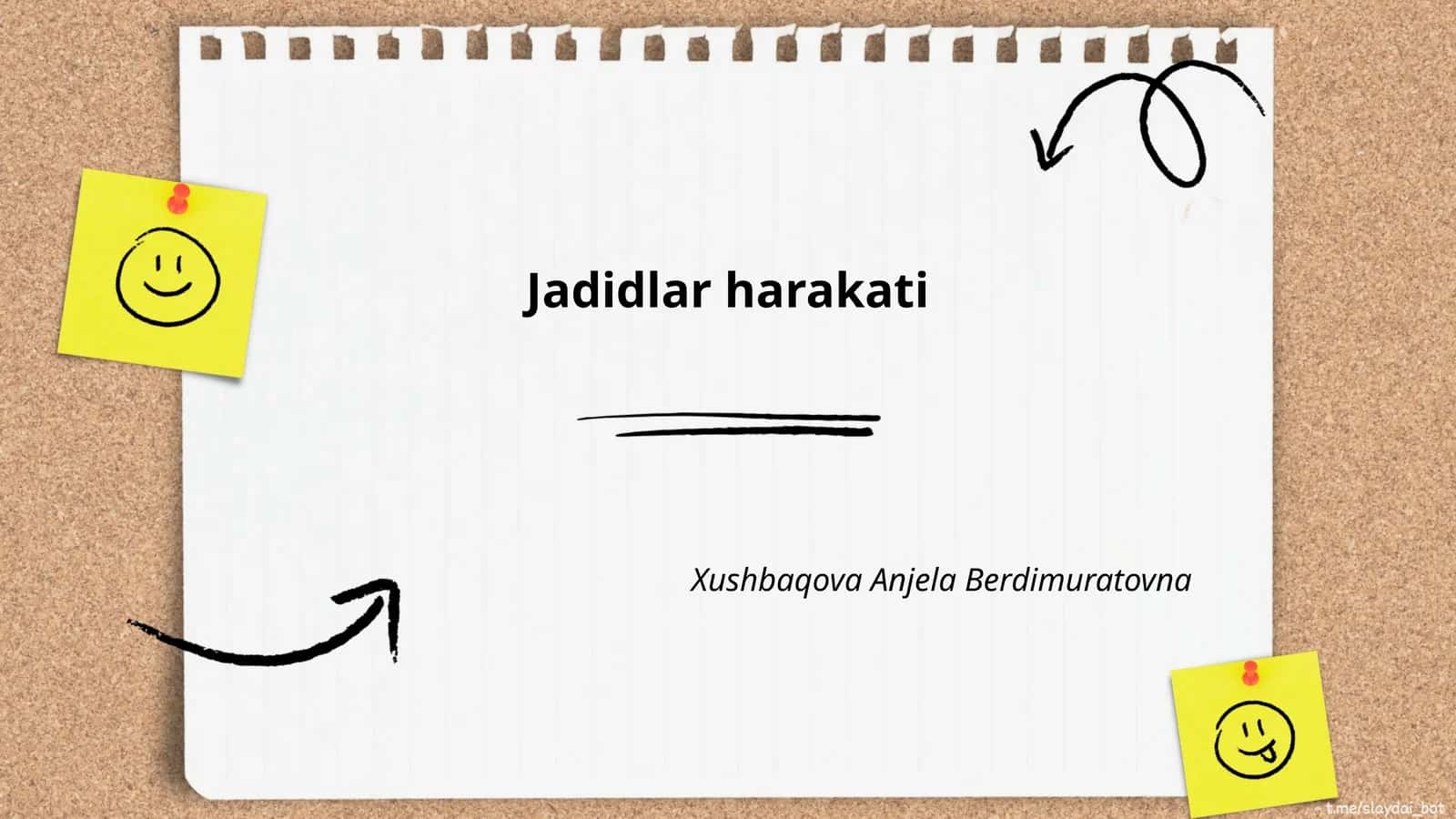 Jadidlar harakati 1