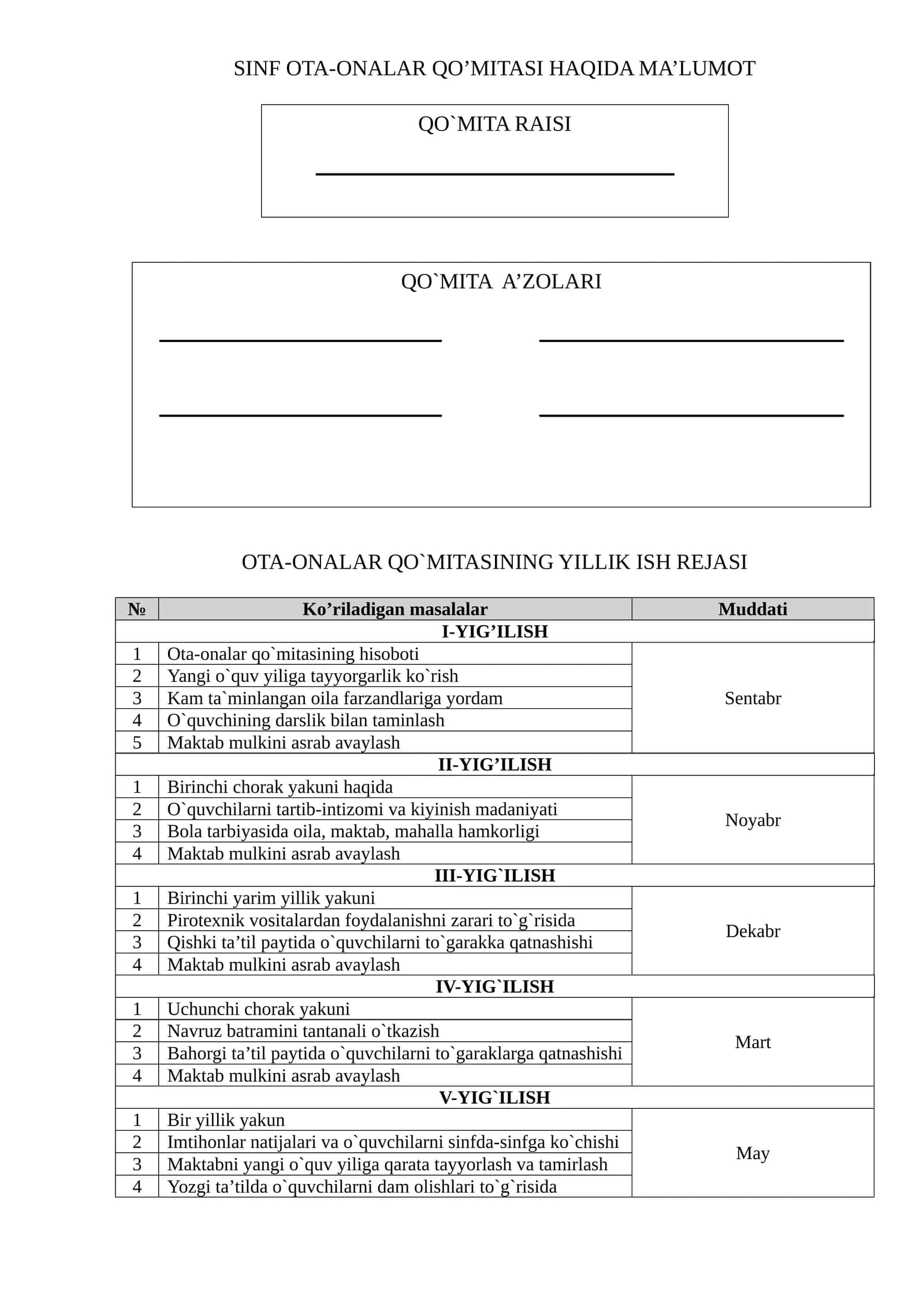 ota ona qo`mitasi xaqida malumot 1