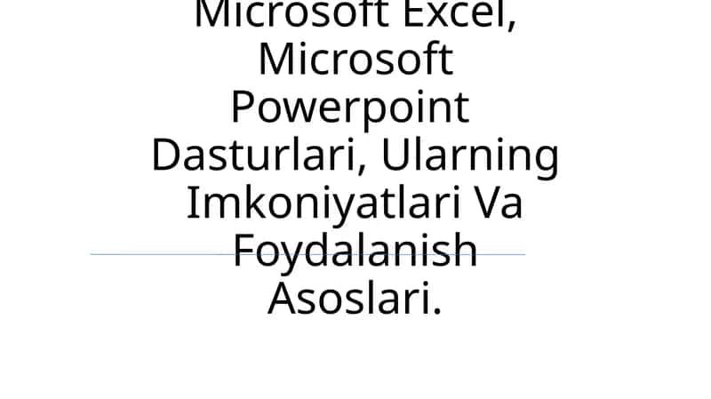 Microsoft Office Word 1