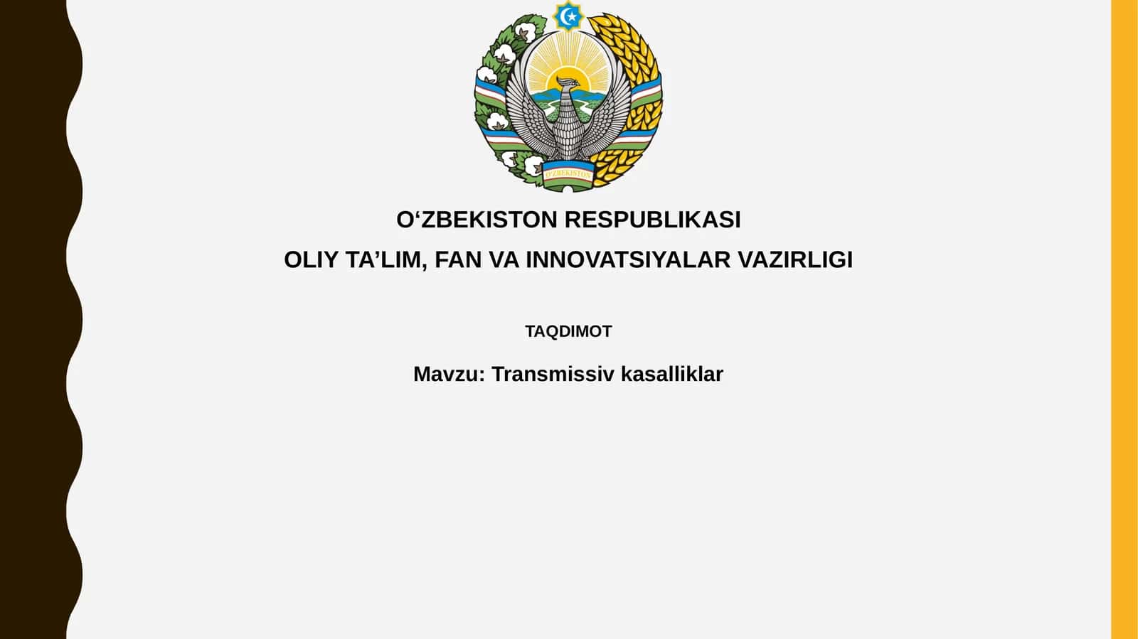 Transmissiv kasalliklar 1