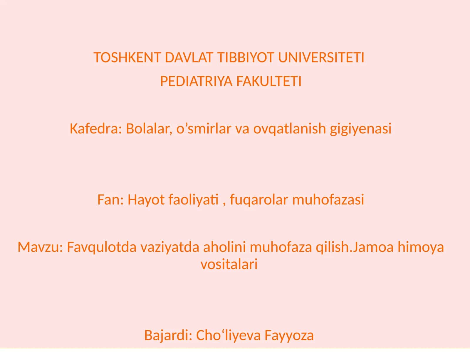 Favqulotdavaziyatdaaholinimuhofazaqilish.Jamoahimoyavositalari 1