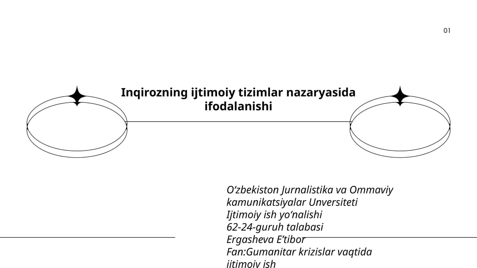 Inqirozning ijtimoiy tizimlar nazaryasida ifodalanishi 1