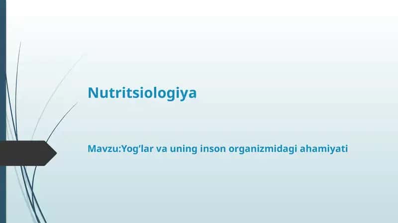 Nutritsiologiya 1