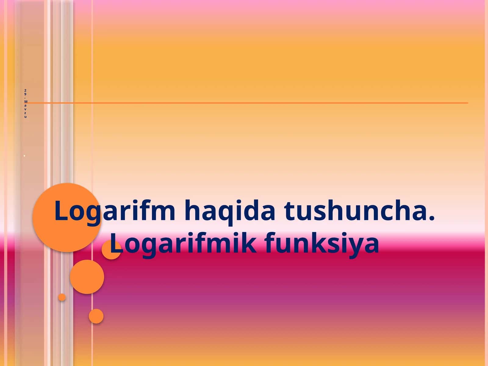 Logarifmik funksiya 1