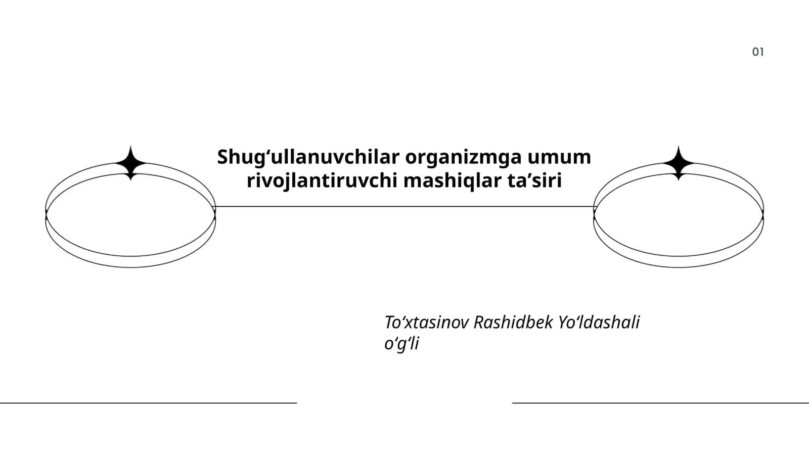 Shugʻullanuvchilar organizmga umum rivojlantiruvchi mashiqlar taʼsiri 1