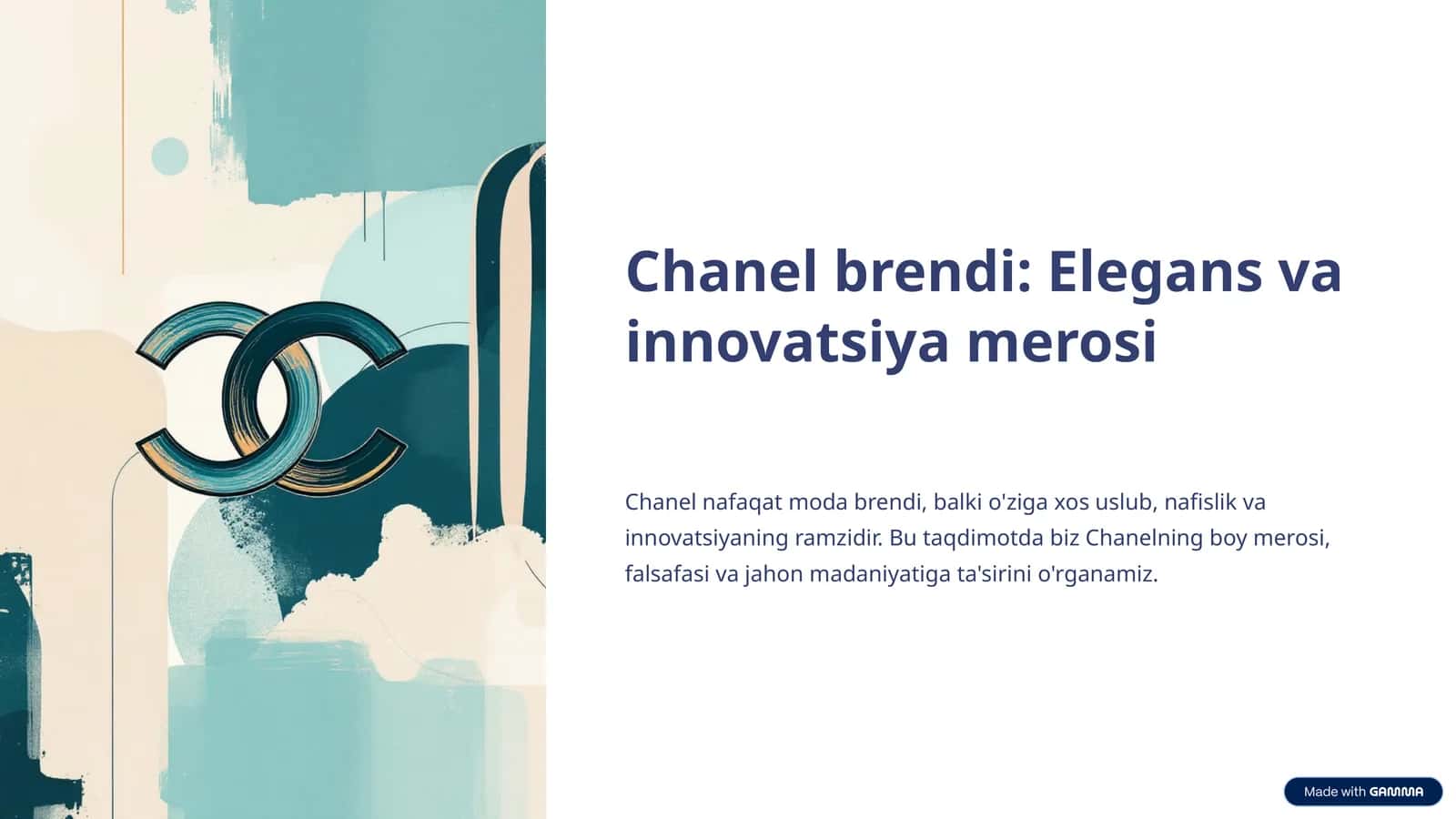Chanel brendi: Elegans va innovatsiya merosi 1