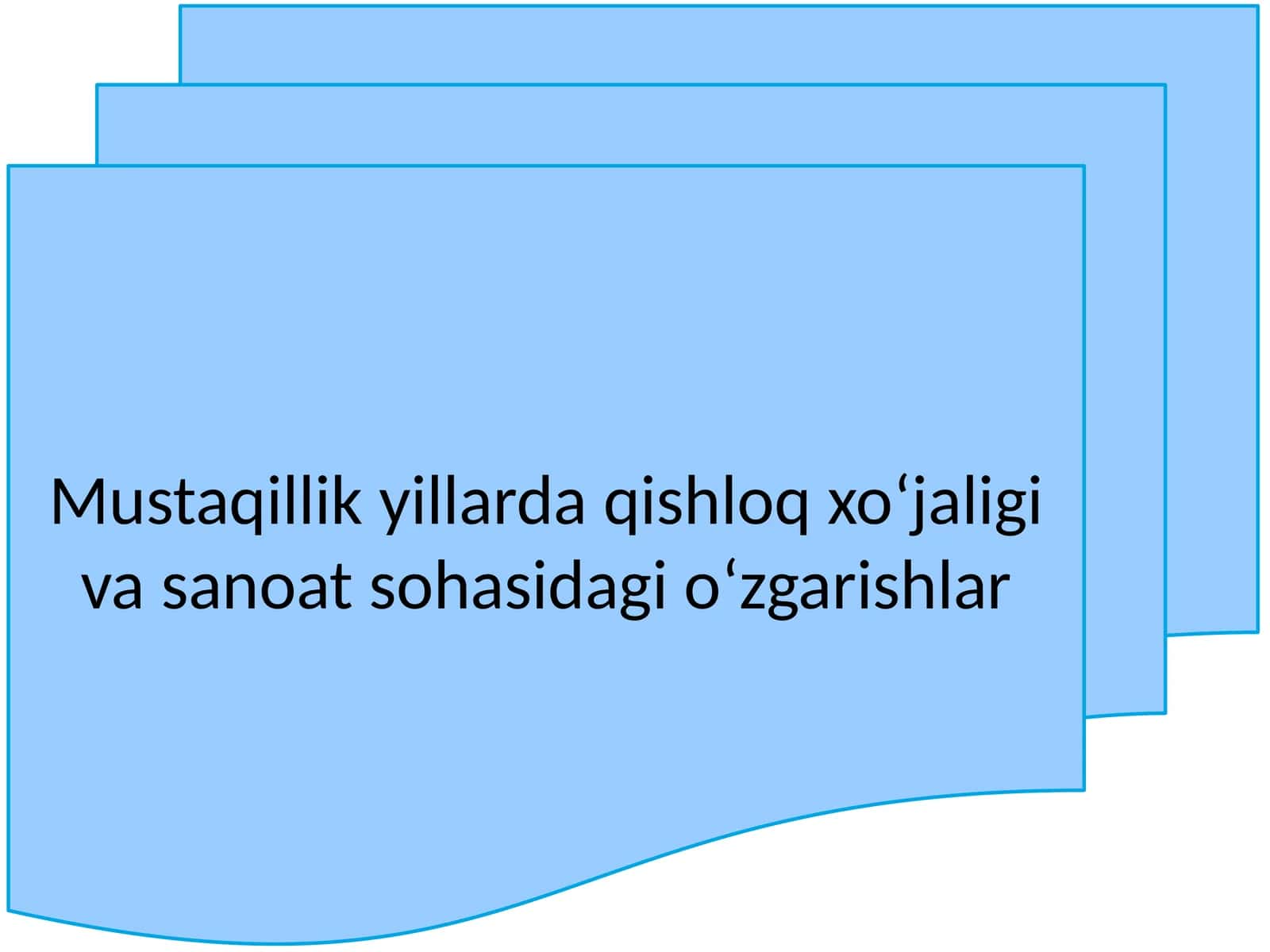 Mustaqillik yillarda qishloq xo‘jaligi va sanoat sohasidagi o‘zgarishlar 1