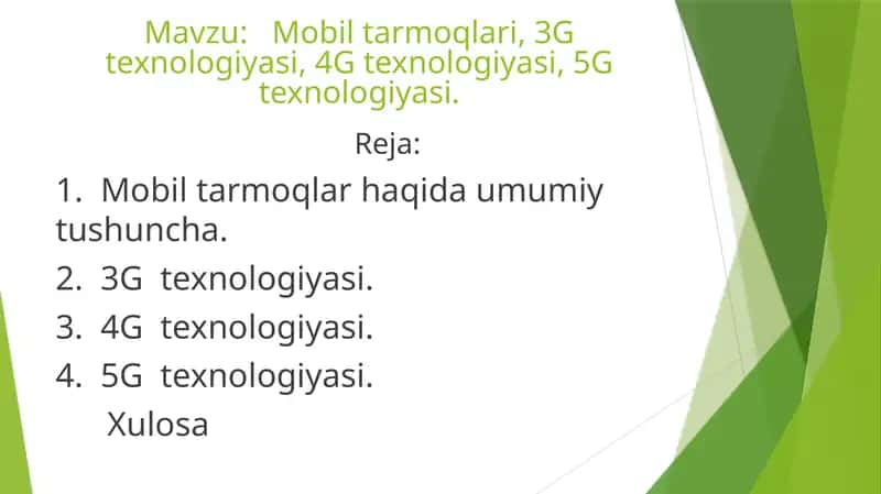 Mobiltarmoqlar 1
