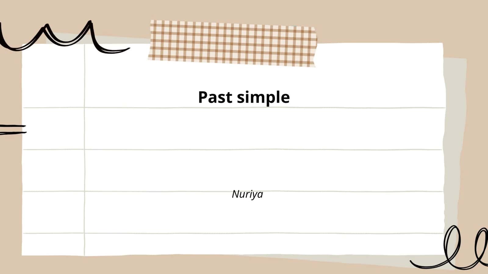 Past simple Nuriya 1