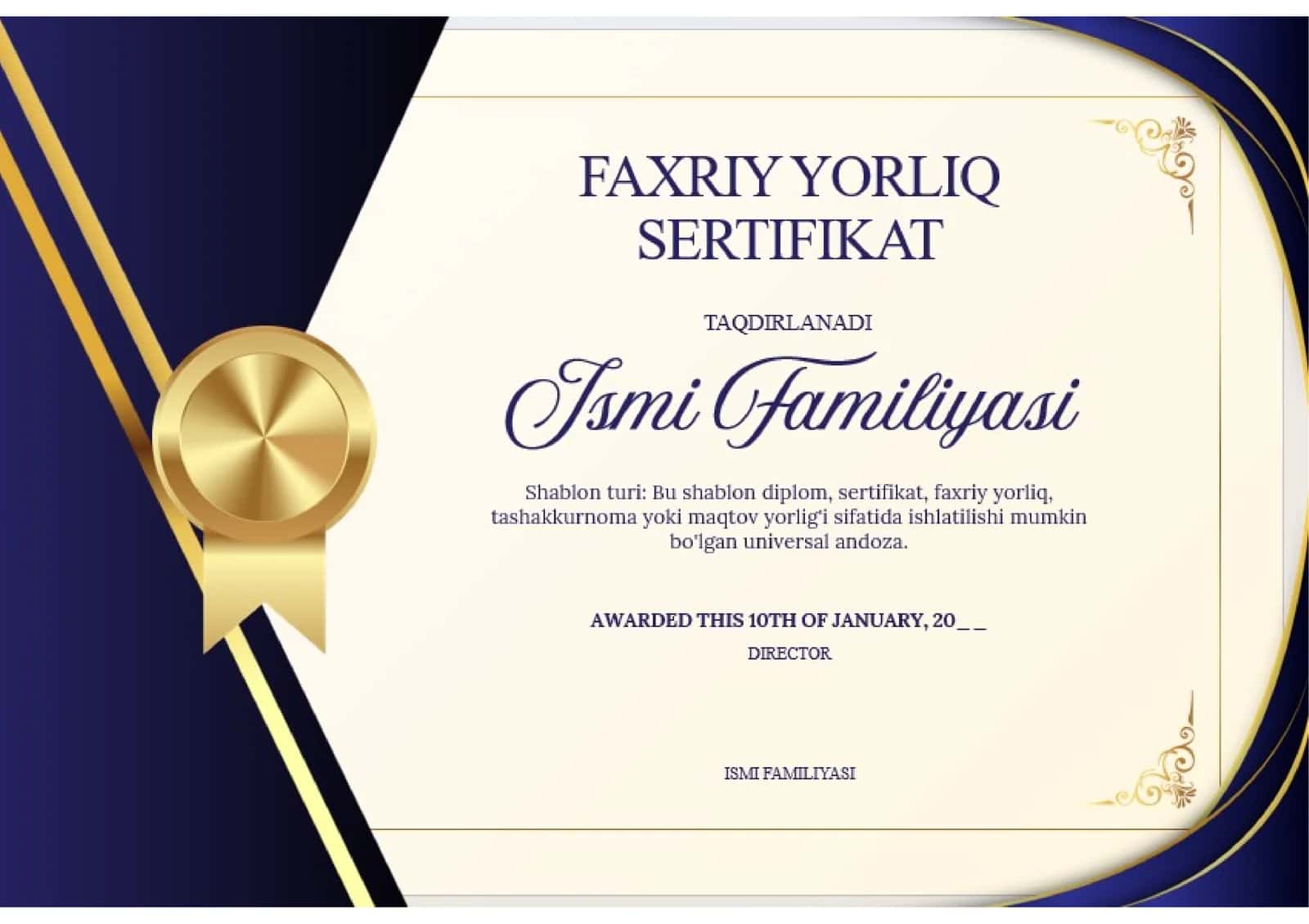 FAXRIY YORLIQ SERTIFIKAT 1