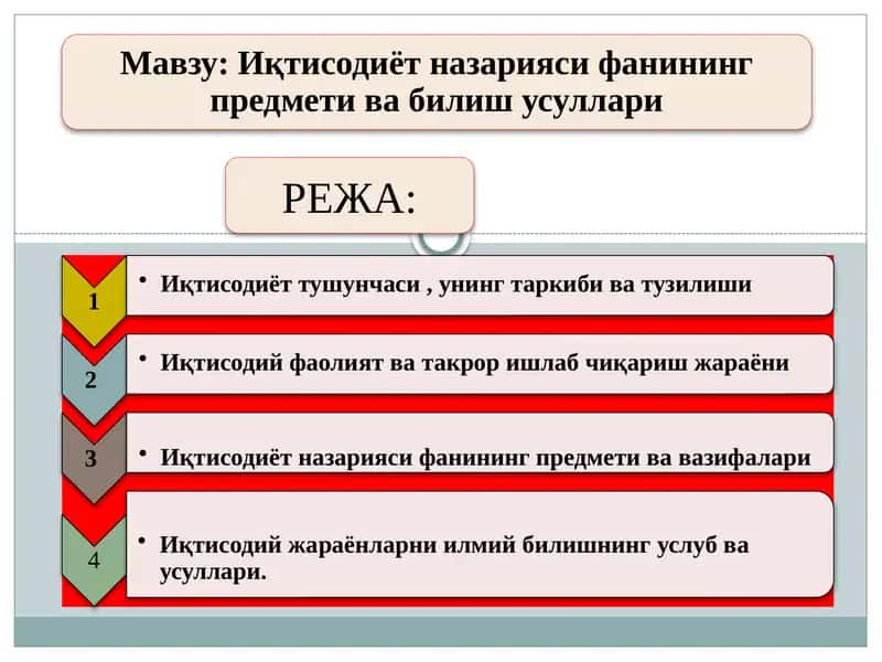 Иқтисодиёт турлари 1