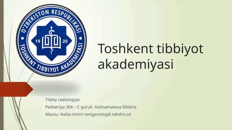 Nafastizimirentgenologik tekshiruvi 1