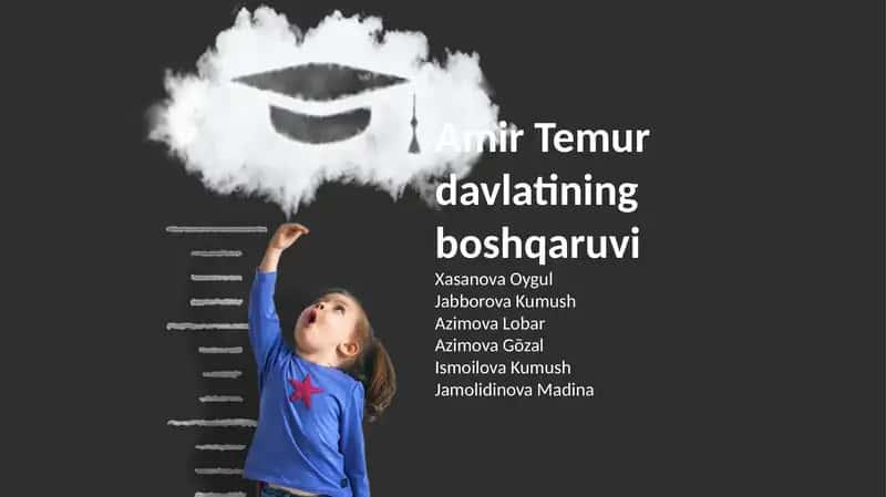 Amir Temur davlatining boshqaruvi 1