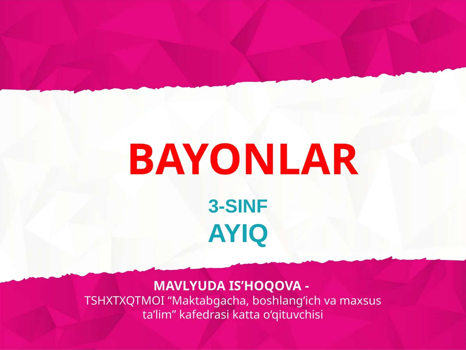 AYIQ 1