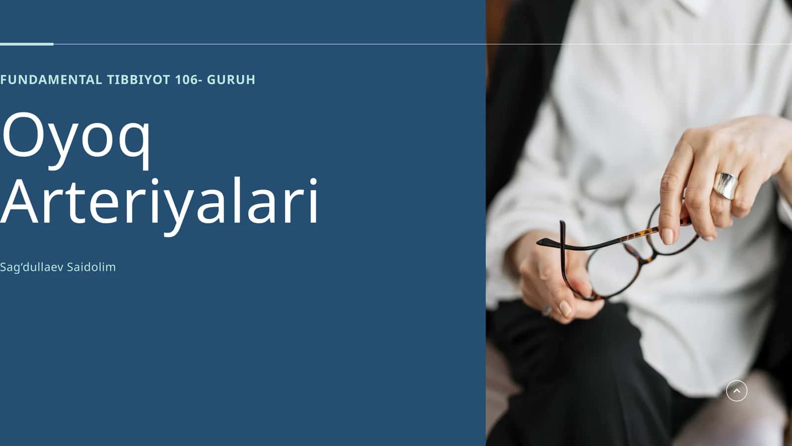 FUNDAMENTAL TIBBIYOT 106- GURUH 1