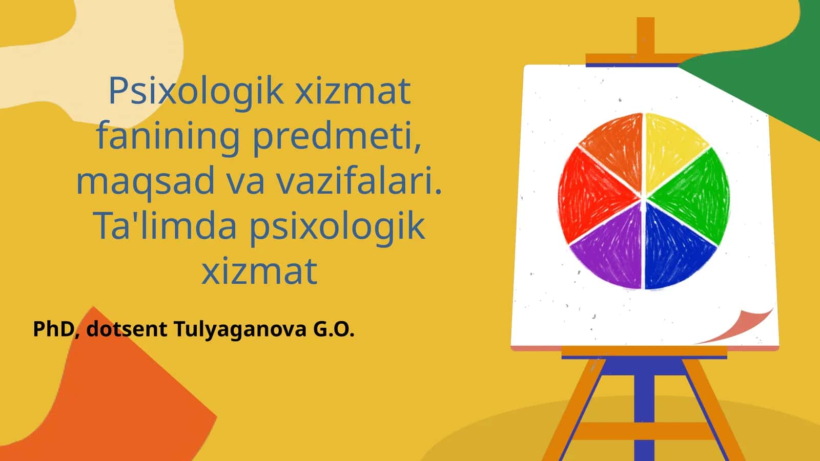 Psixologik xizmat fanining predmeti, maqsadi va vazifalari. Ta'limda psixologik xizmat 1
