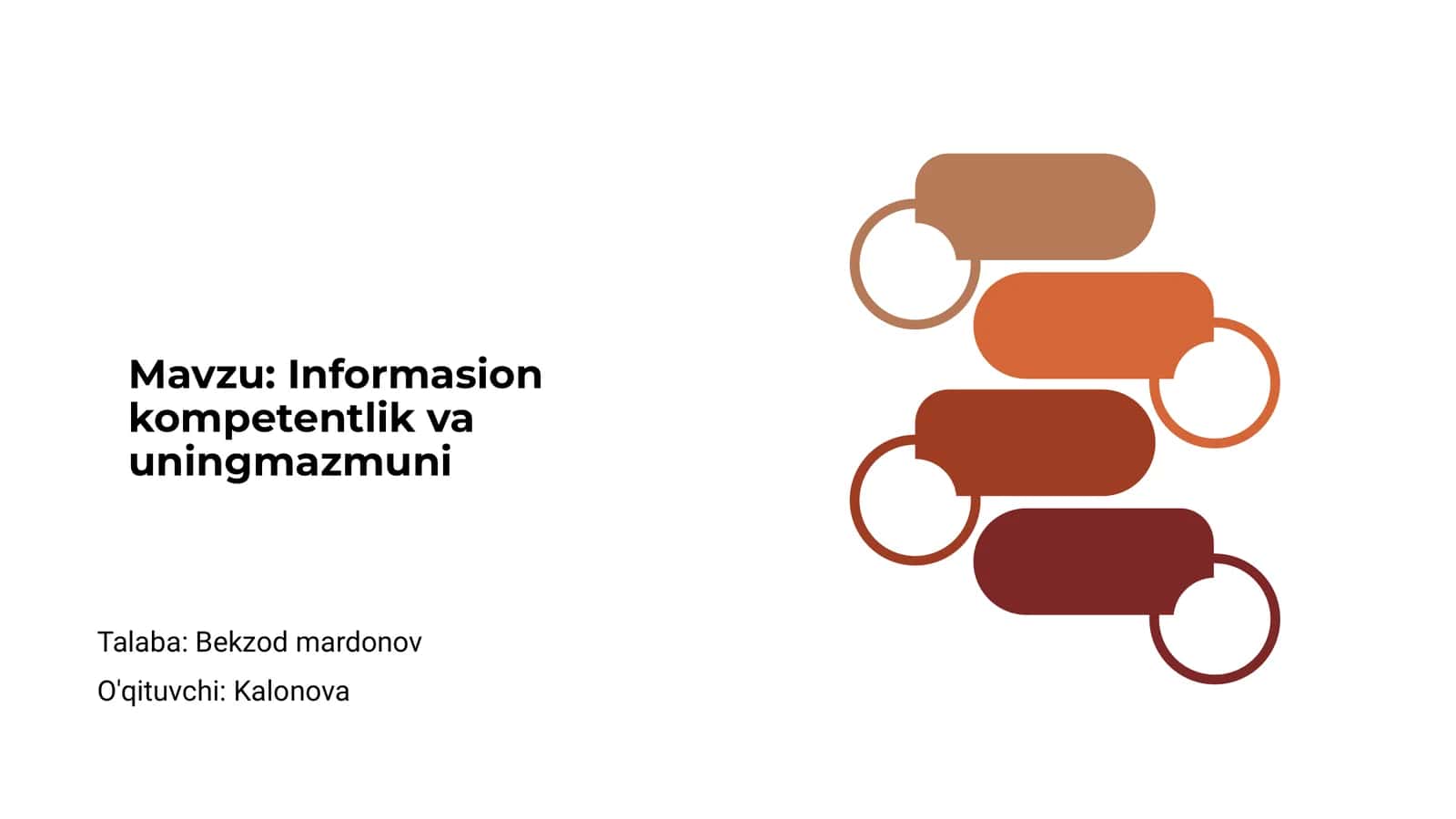 Informasion kompetentlik va uningmazmuni 1