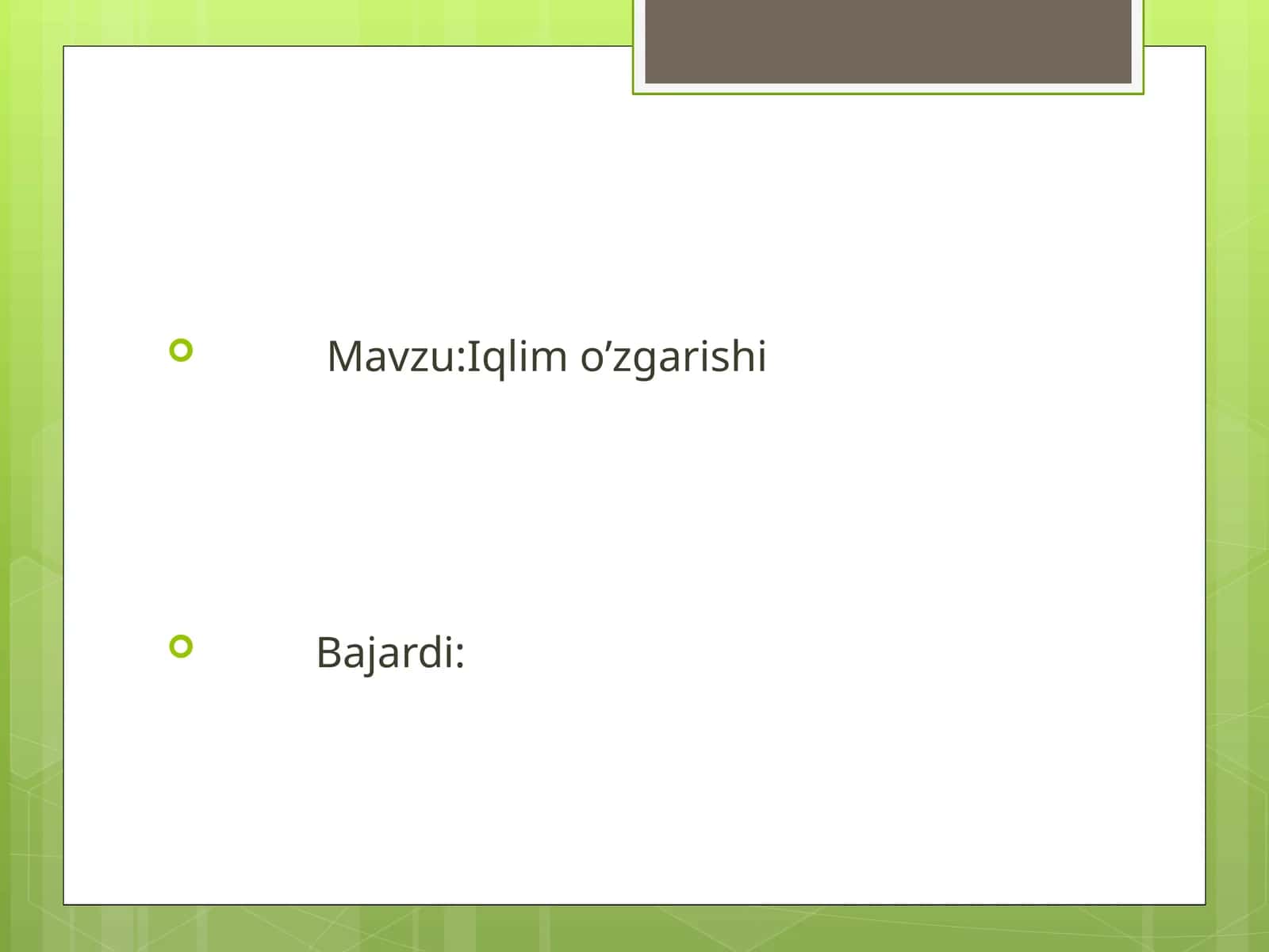 Iqlimo’zgarishi 1