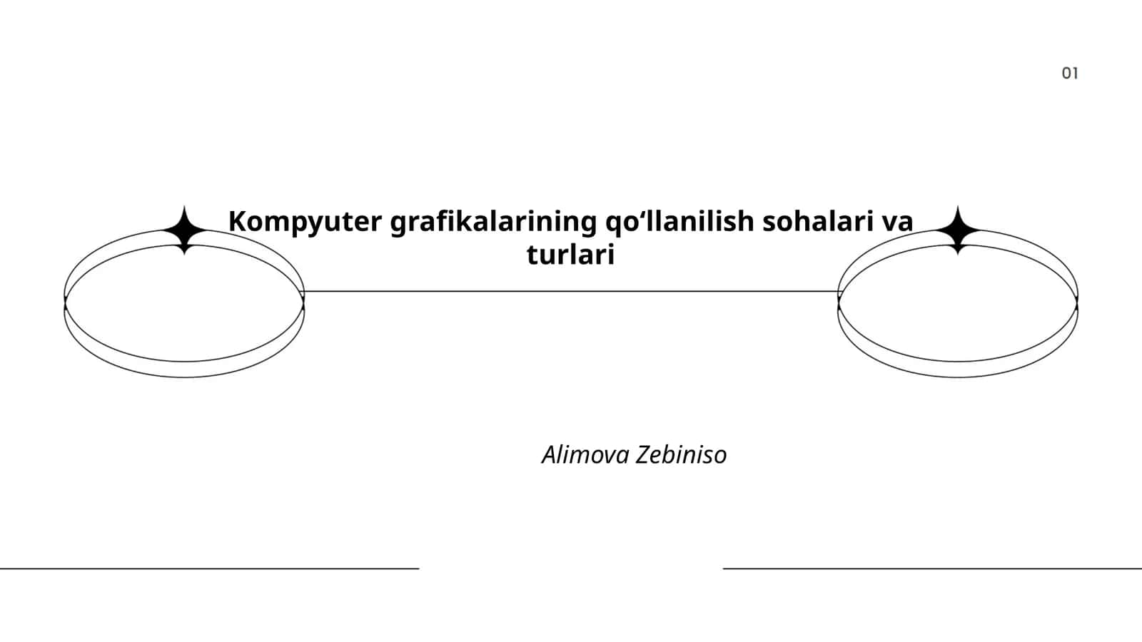 Kompyuter grafikalarining qo‘llanilish sohalari va turlari 1