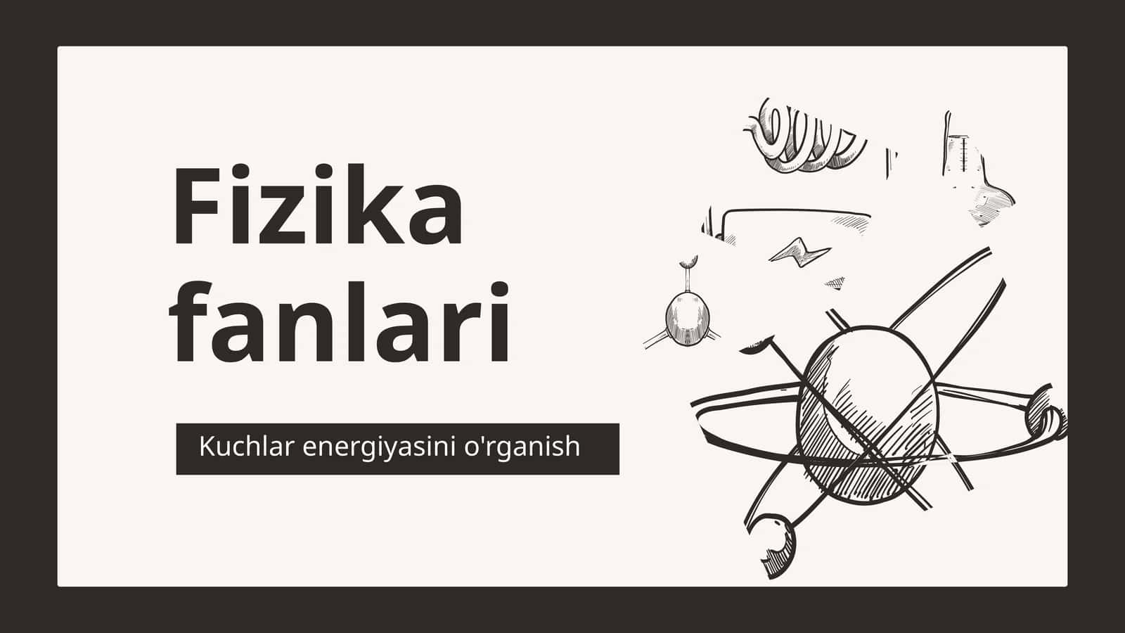 Fizika fanlari 1