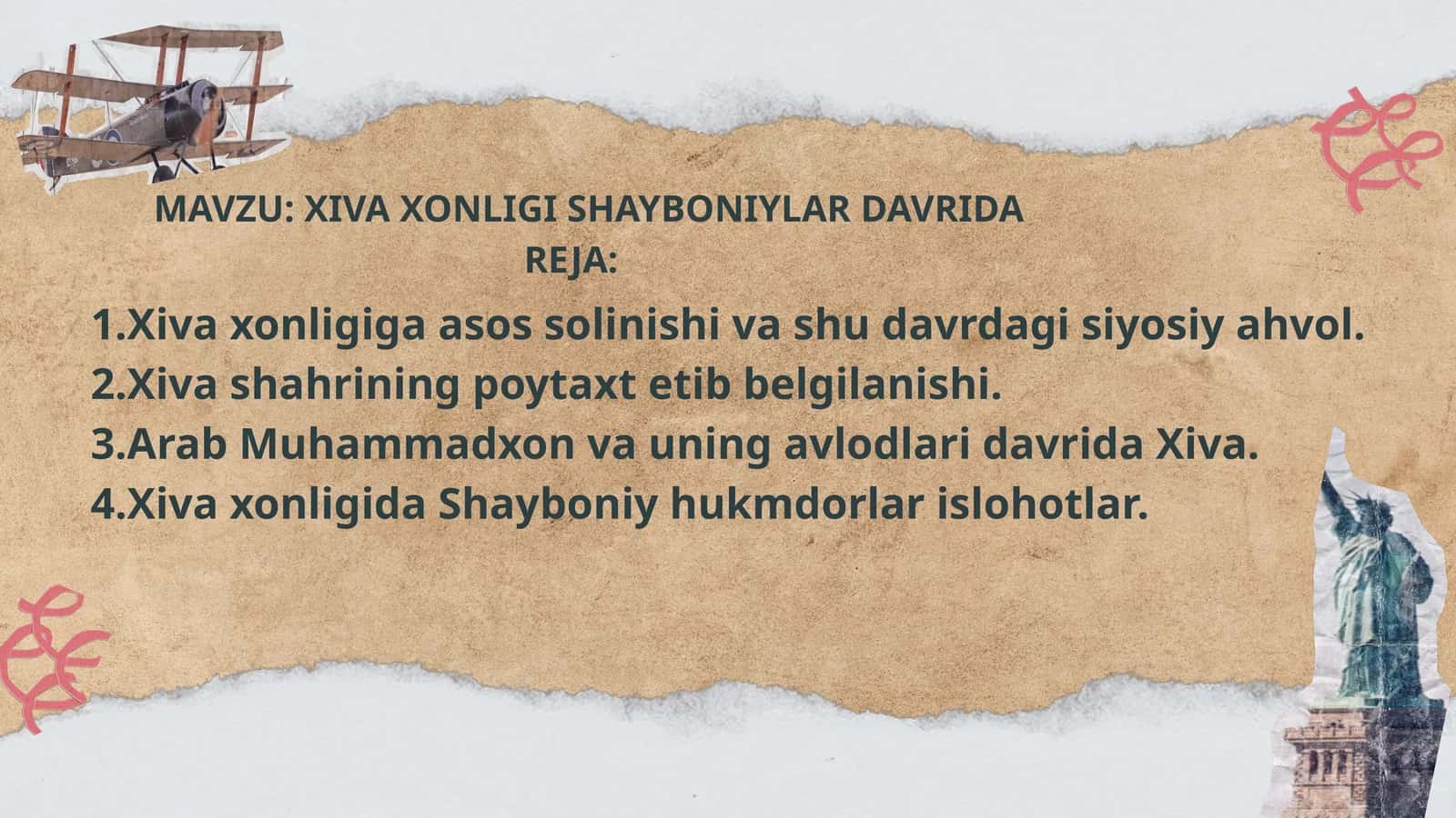 XIVA XONLIGI SHAYBONIYLAR DAVRIDA 1